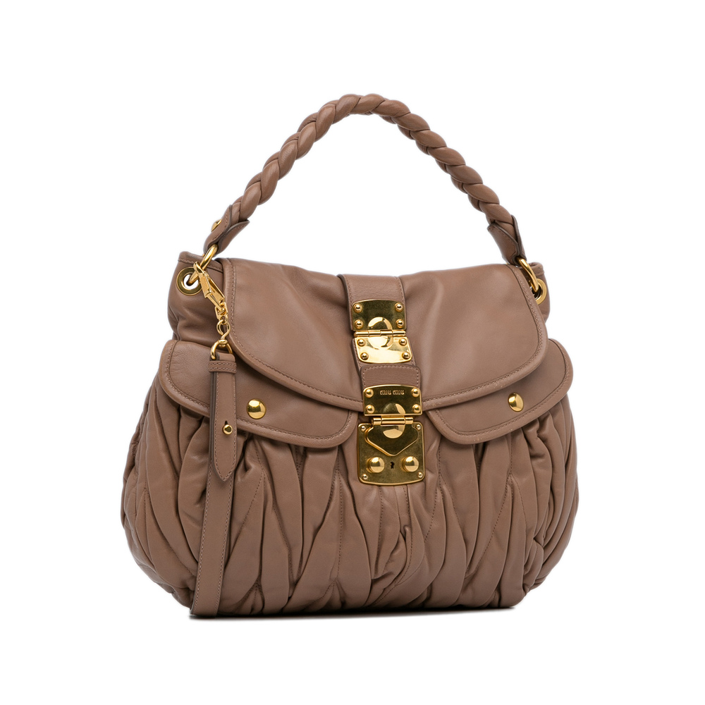 Pre-Loved Miu Miu Matelasse Coffer - Picture 2 of 11
